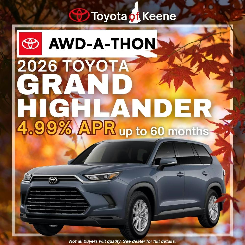 2026 Toyota Grand Highlander Model Offer | Toyota of Keene
