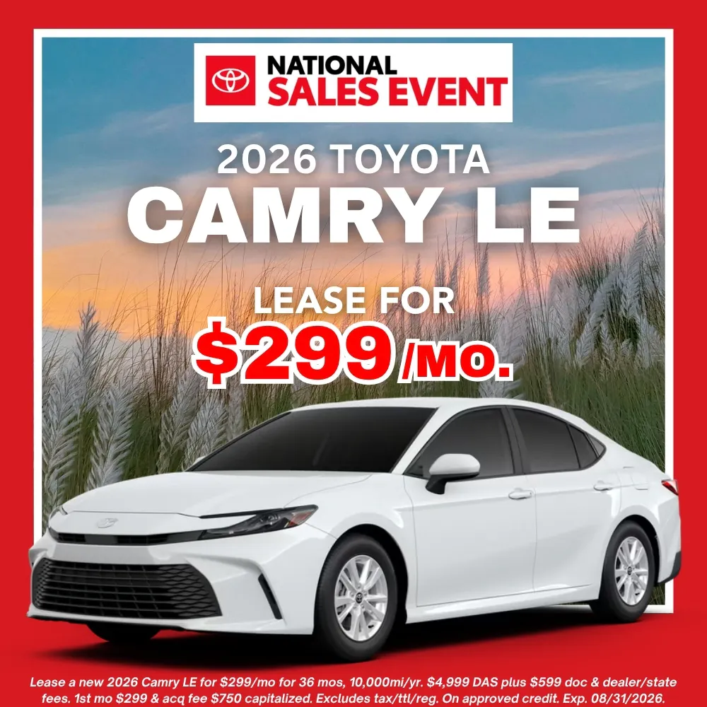 2026 Camry LE Lease