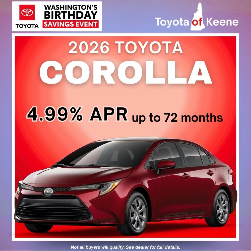 2026 Toyota Corolla Model Offer | Toyota of Keene