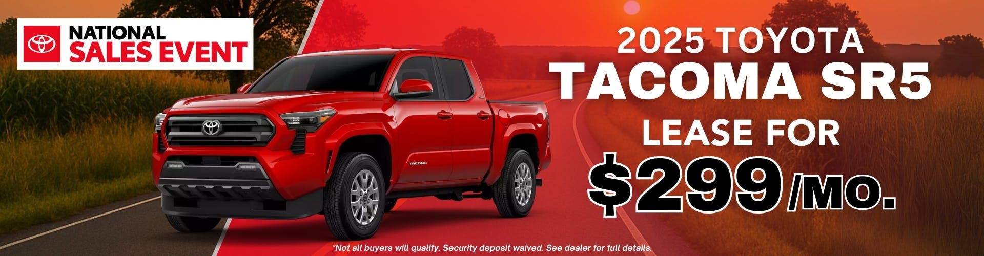 2025 Toyota Tacoma SR5 Lease