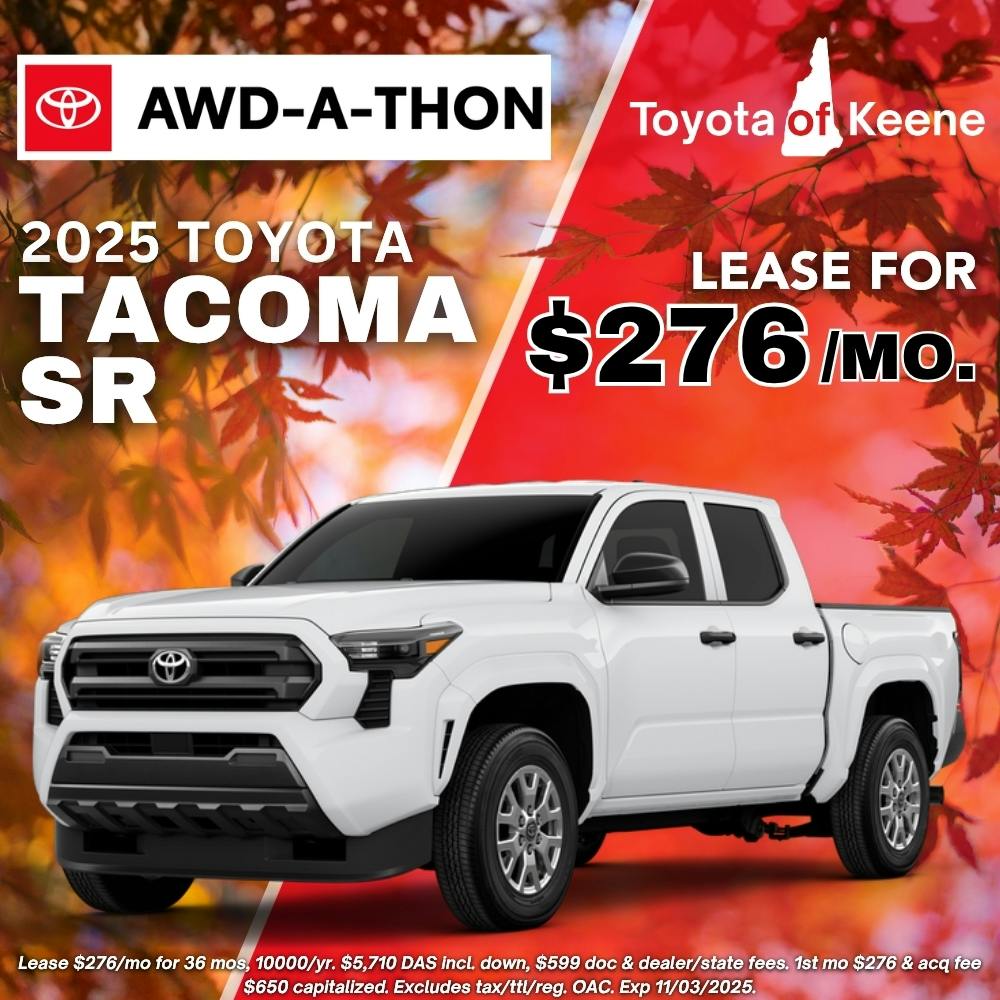 2025 Toyota Tacoma SR Lease | Toyota of Keene