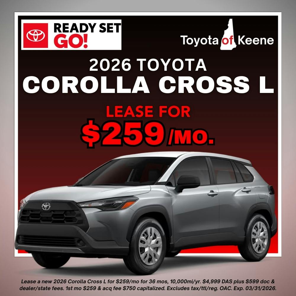 2026 Toyota Corolla Cross L Lease