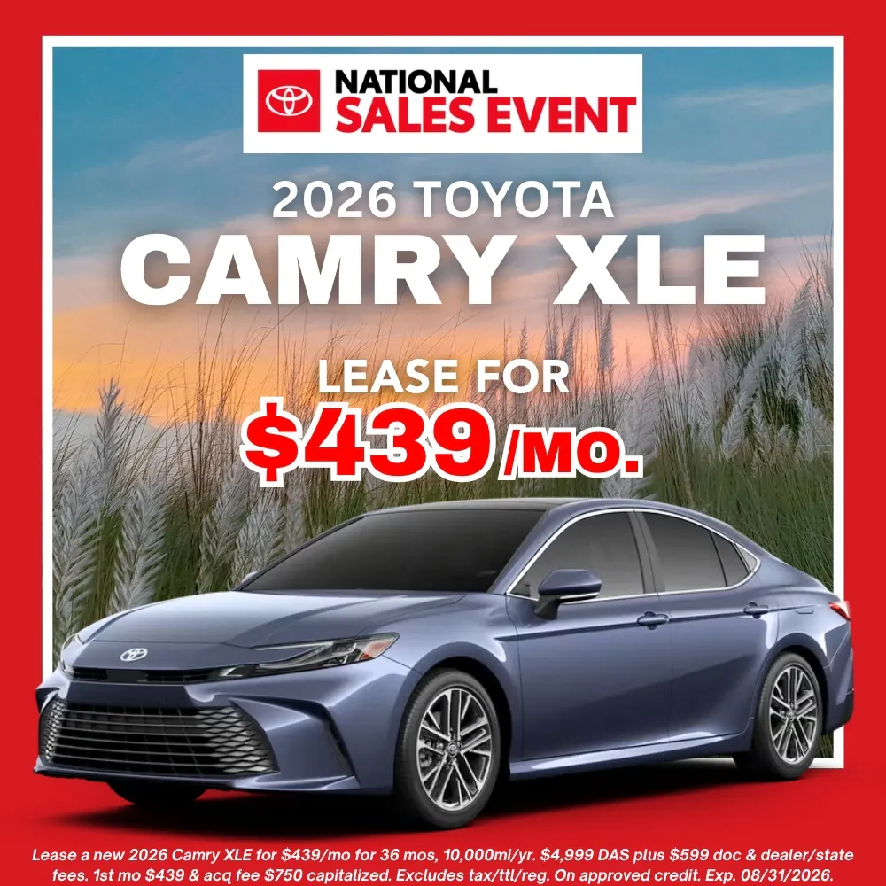 2026 Camry XLE Lease
