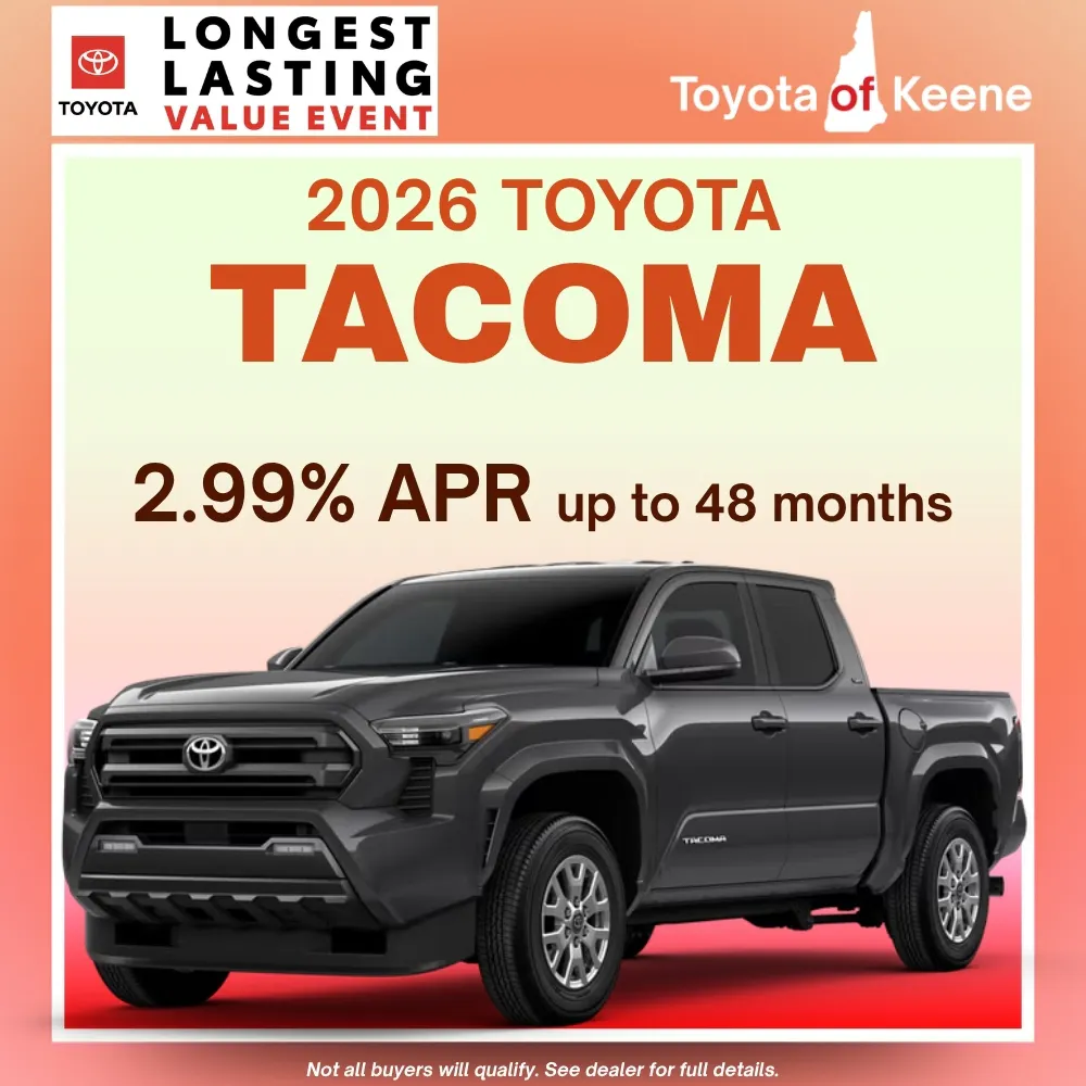2026 Toyota Tacoma Model Offer | Toyota of Keene