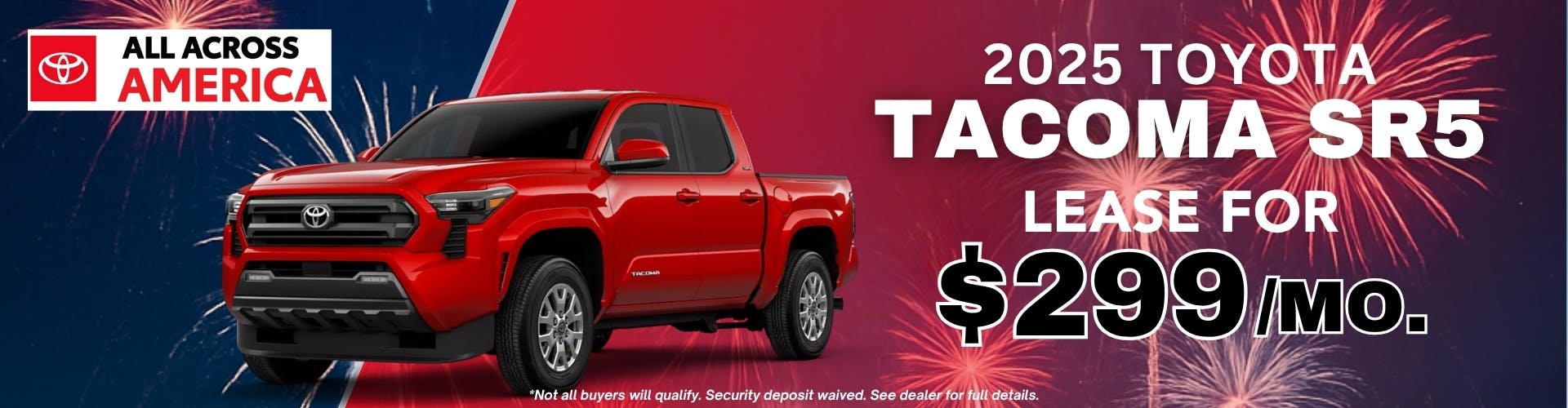 2025 Toyota Tacoma SR5 Lease