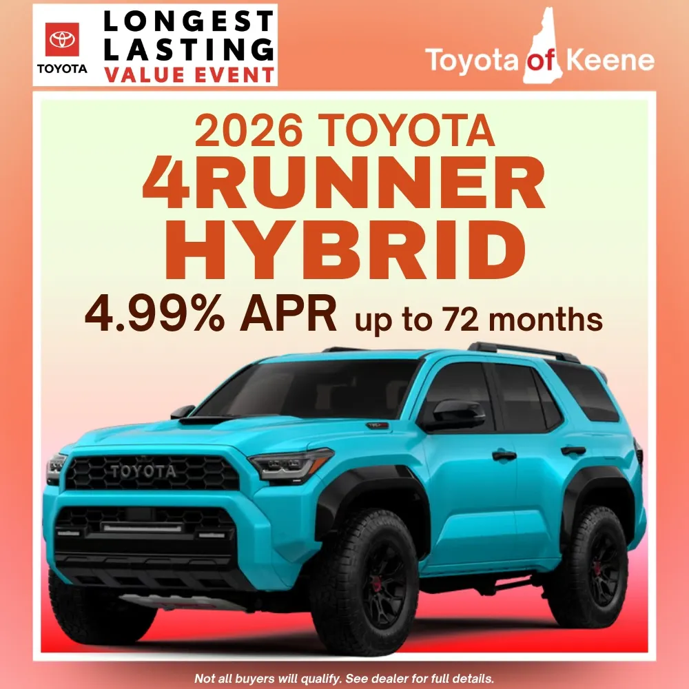 2026 Toyota 4Runner Hybrid Model Offer | Toyota of Keene