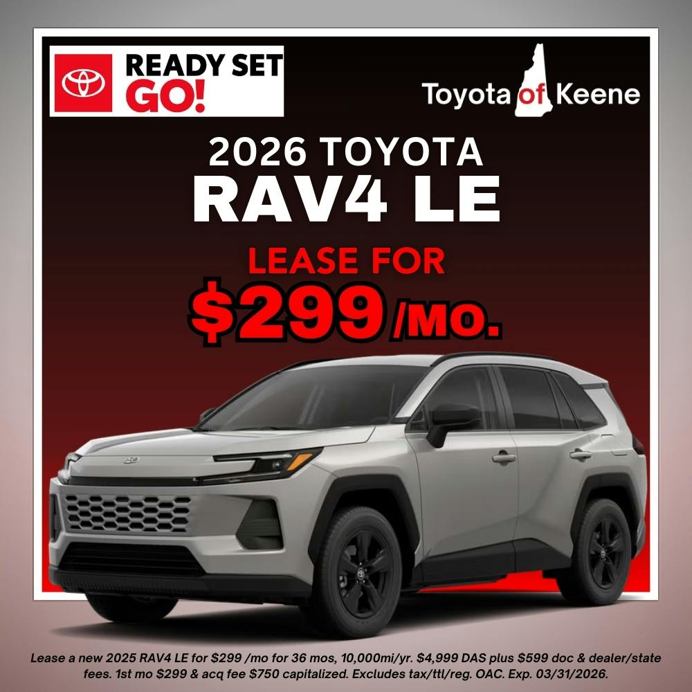 2026 Toyota RAV4 LE Lease