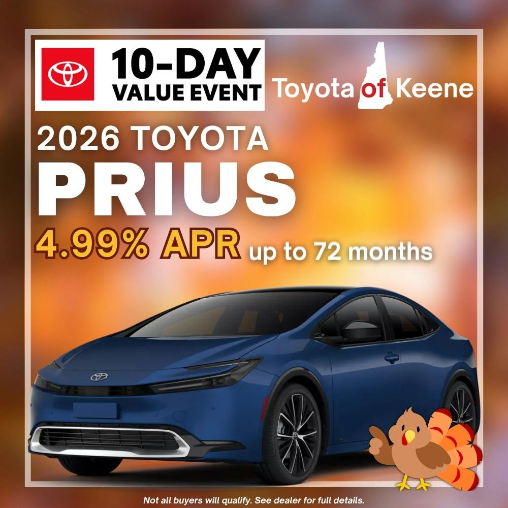 2026 Toyota Prius Model Offer | Toyota of Keene