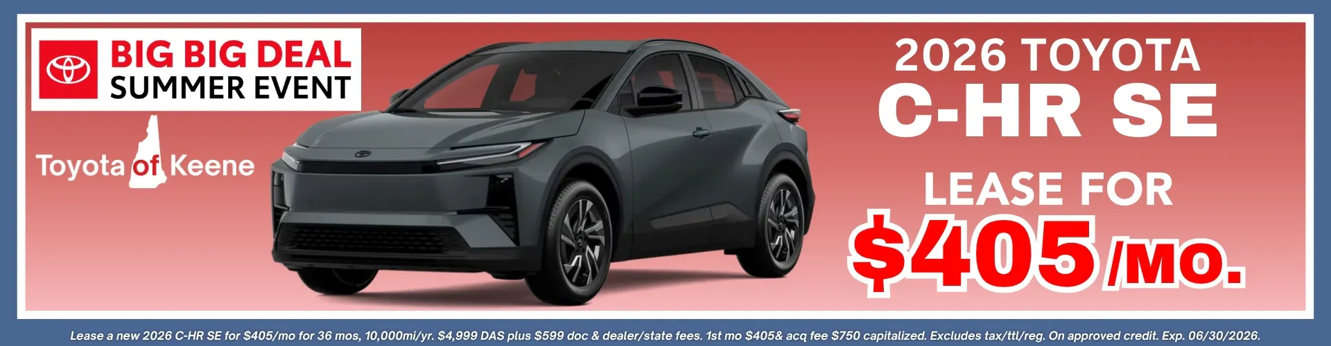 C-HR SE Lease