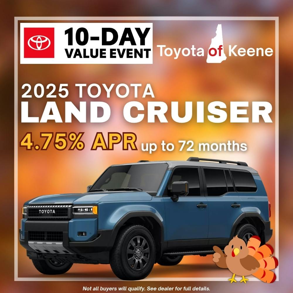 2025 Toyota Land Cruiser Model Offer | Toyota of Keene