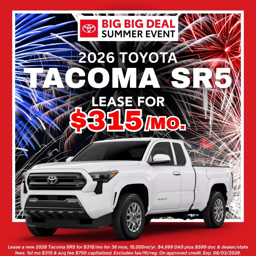 2026 Tacoma SR5 Lease