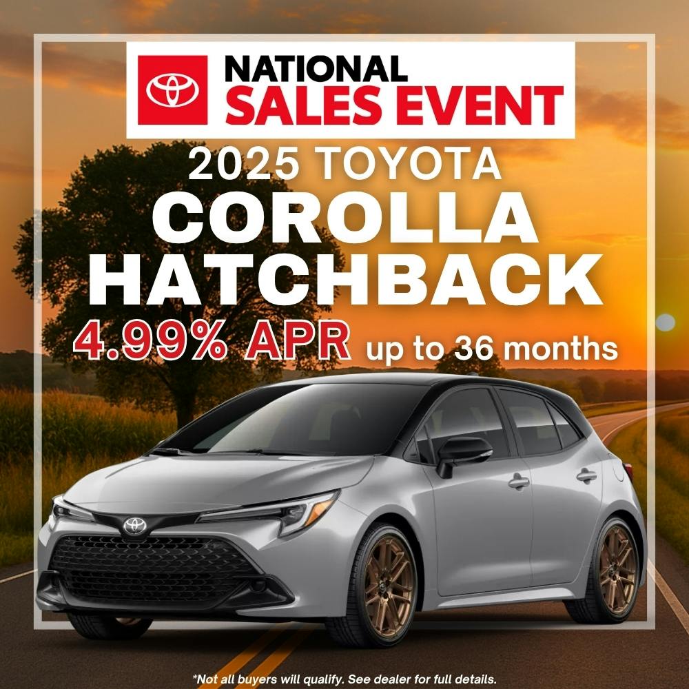 2025 Corolla Hatchback Model Offer | Toyota of Keene