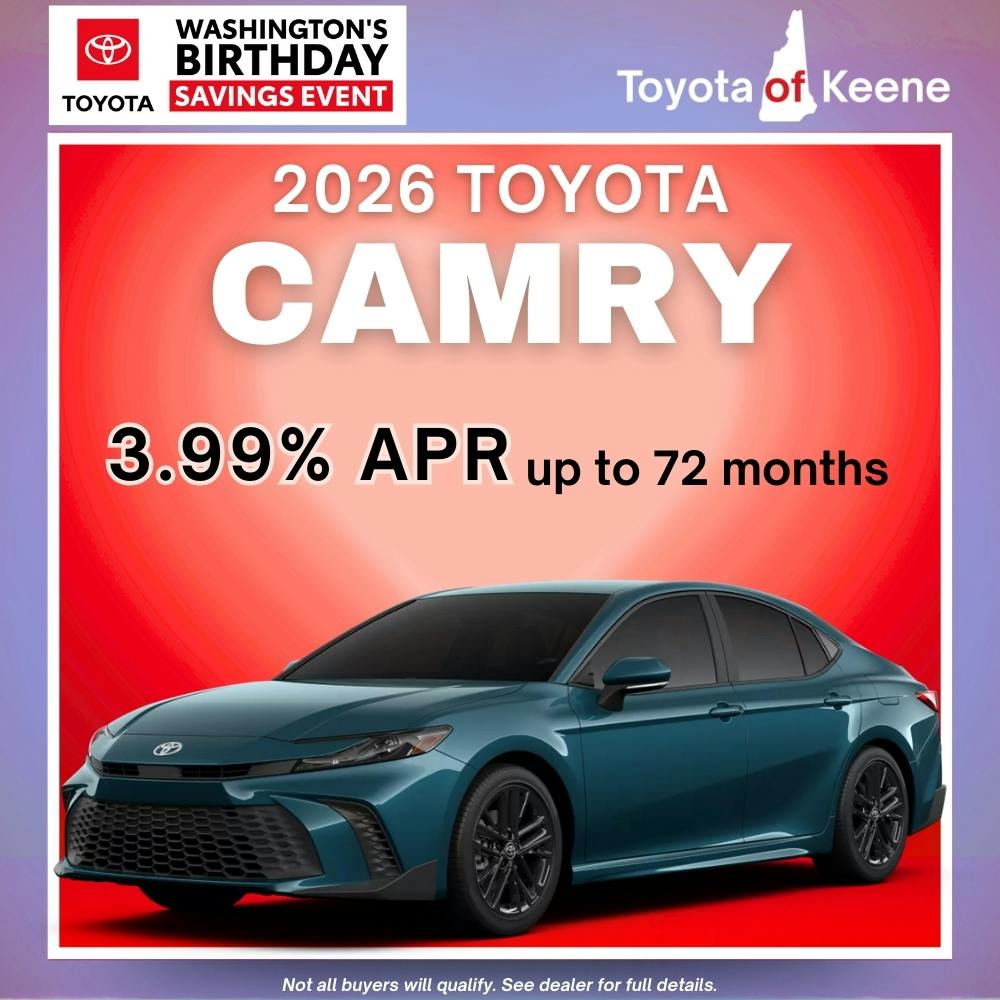 2026 Camry Model Offer | Toyota of Keene