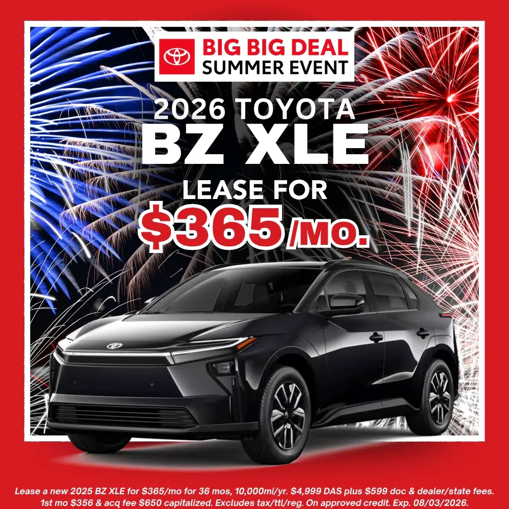 2026 Toyota BZ XLE Lease