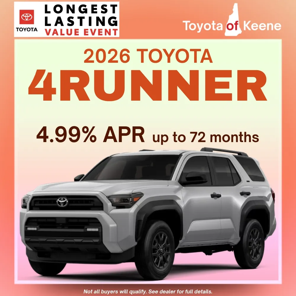 2026 Toyota 4Runner Model Offer | Toyota of Keene