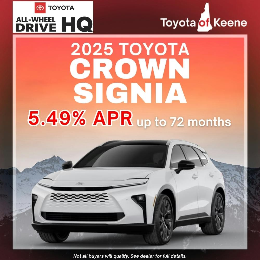 2025 Toyota Crown Signia Model Offer | Toyota of Keene