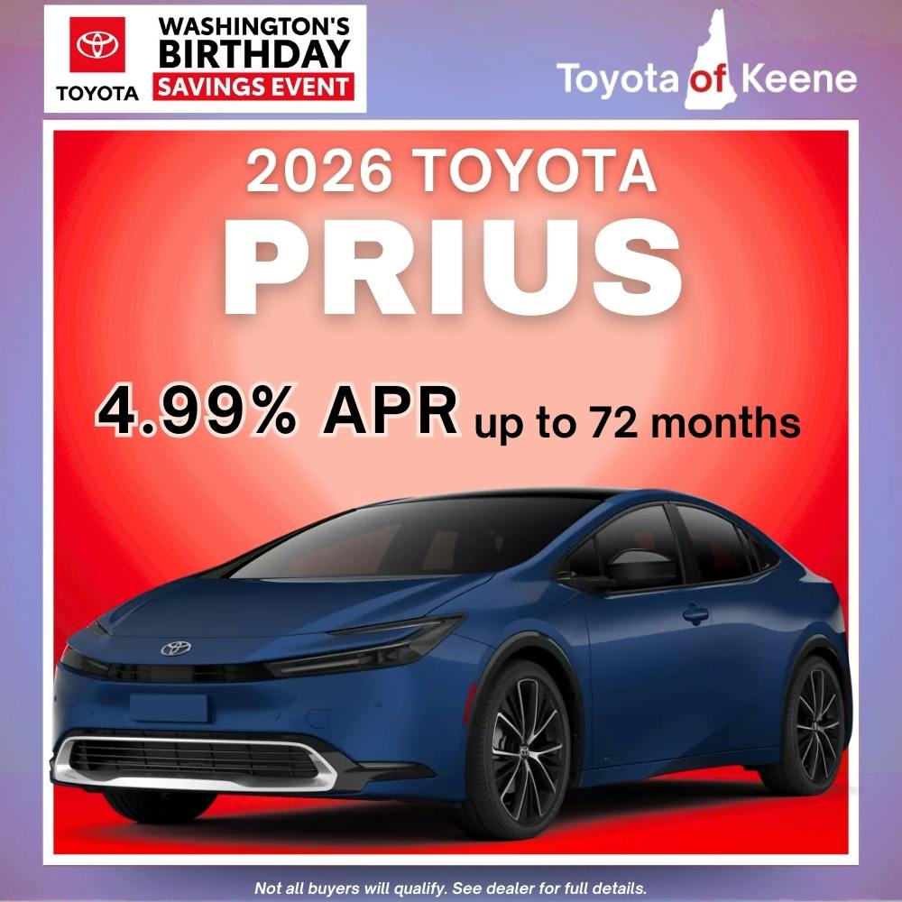 2026 Toyota Prius Model Offer | Toyota of Keene