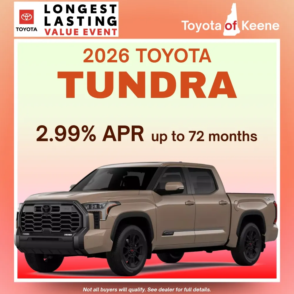 2026 Toyota Tundra Model Offer | Toyota of Keene