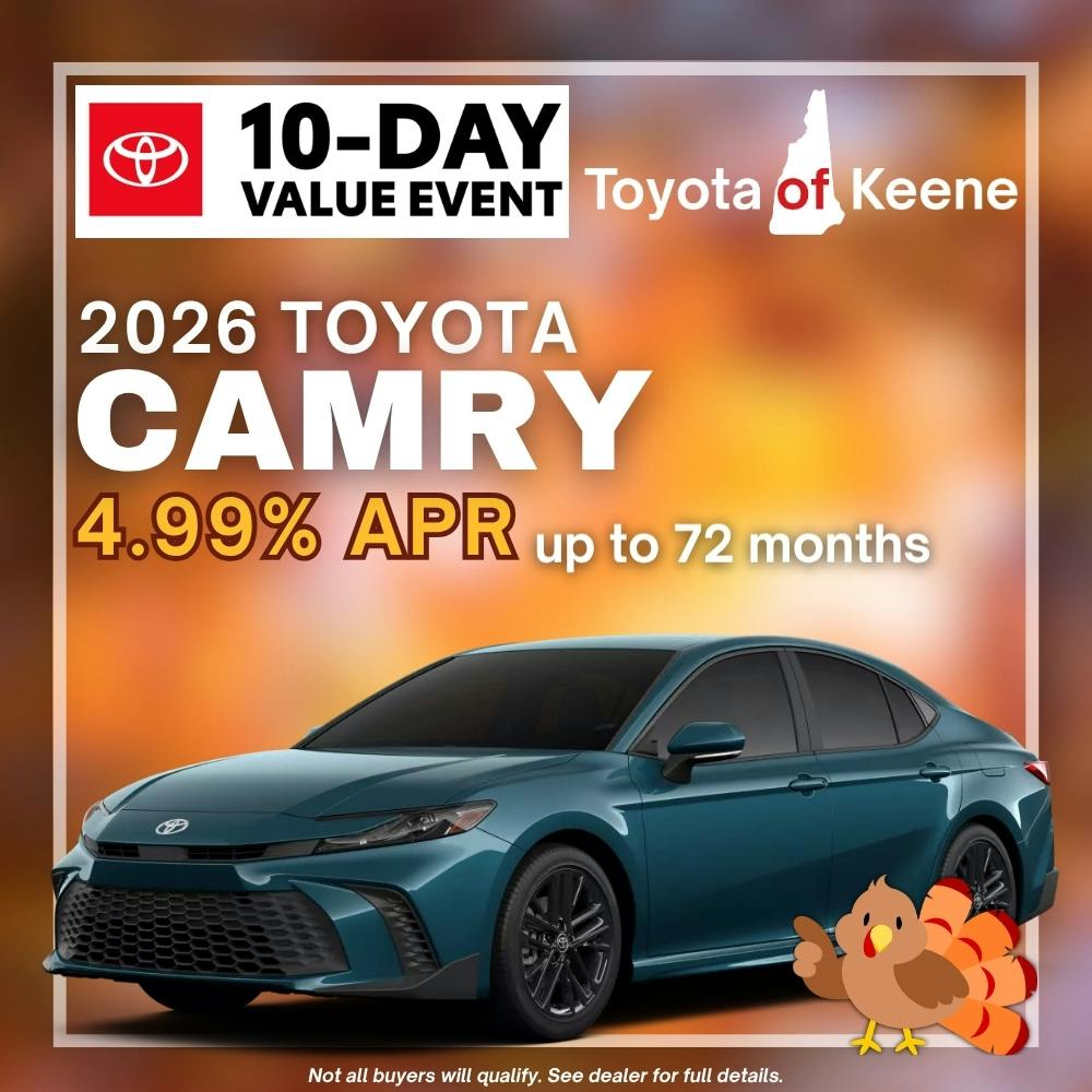 2026 Camry Model Offer | Toyota of Keene
