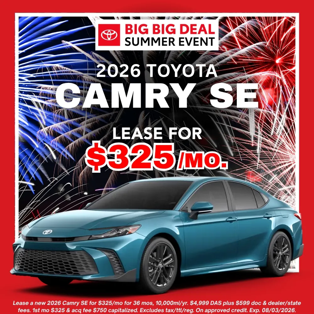 2026 Camry SE Lease