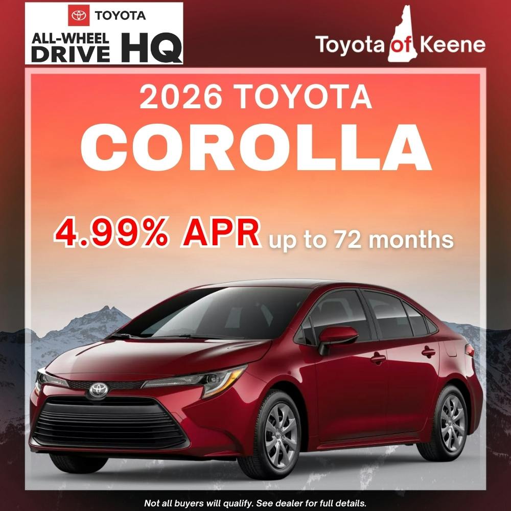2026 Toyota Corolla Model Offer | Toyota of Keene