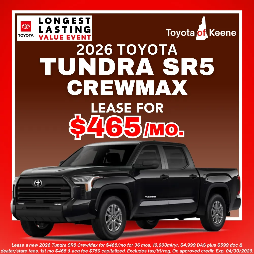 2026 Toyota Tundra SR5 Lease