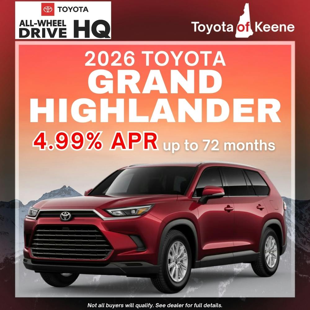 2026 Toyota Grand Highlander Model Offer | Toyota of Keene