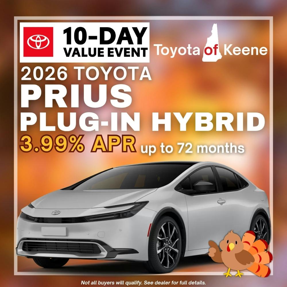 2026 Toyota Prius Plug-In Hybrid Model Offer | Toyota of Keene