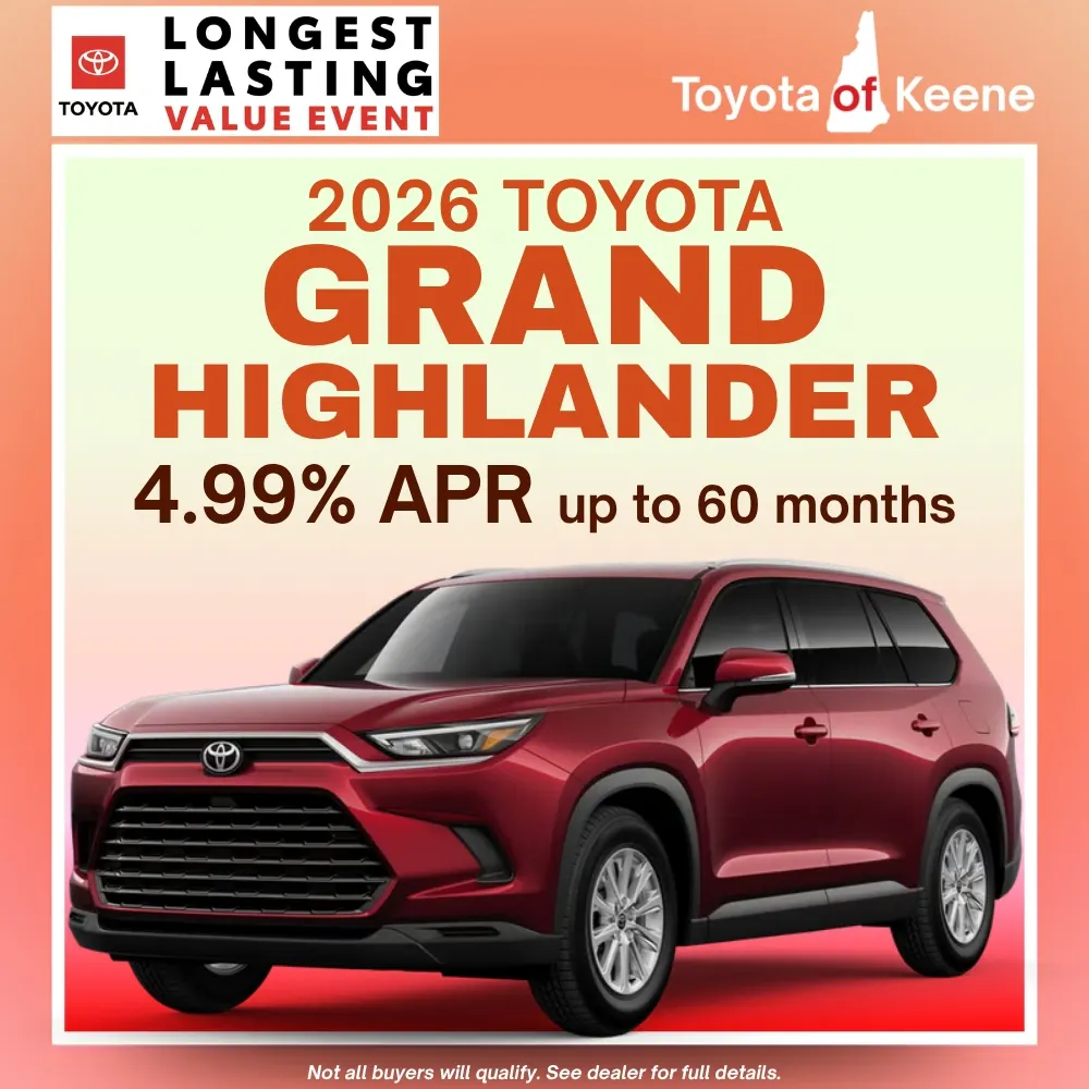 2026 Toyota Grand Highlander Model Offer | Toyota of Keene