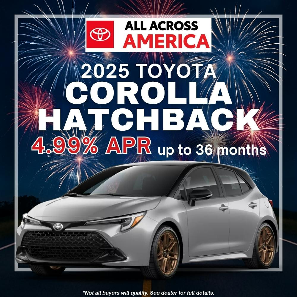 2025 Corolla Hatchback Model Offer | Toyota of Keene