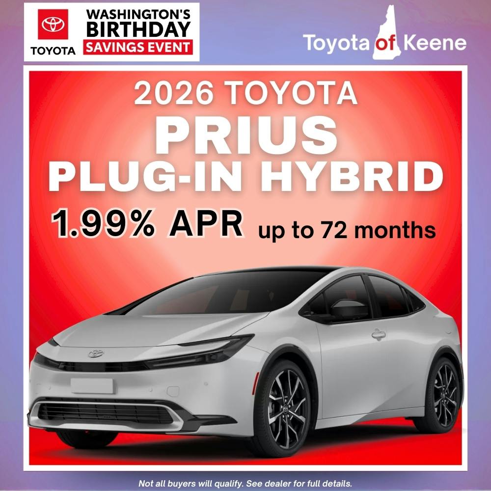 2026 Toyota Prius Plug-In Hybrid Model Offer | Toyota of Keene
