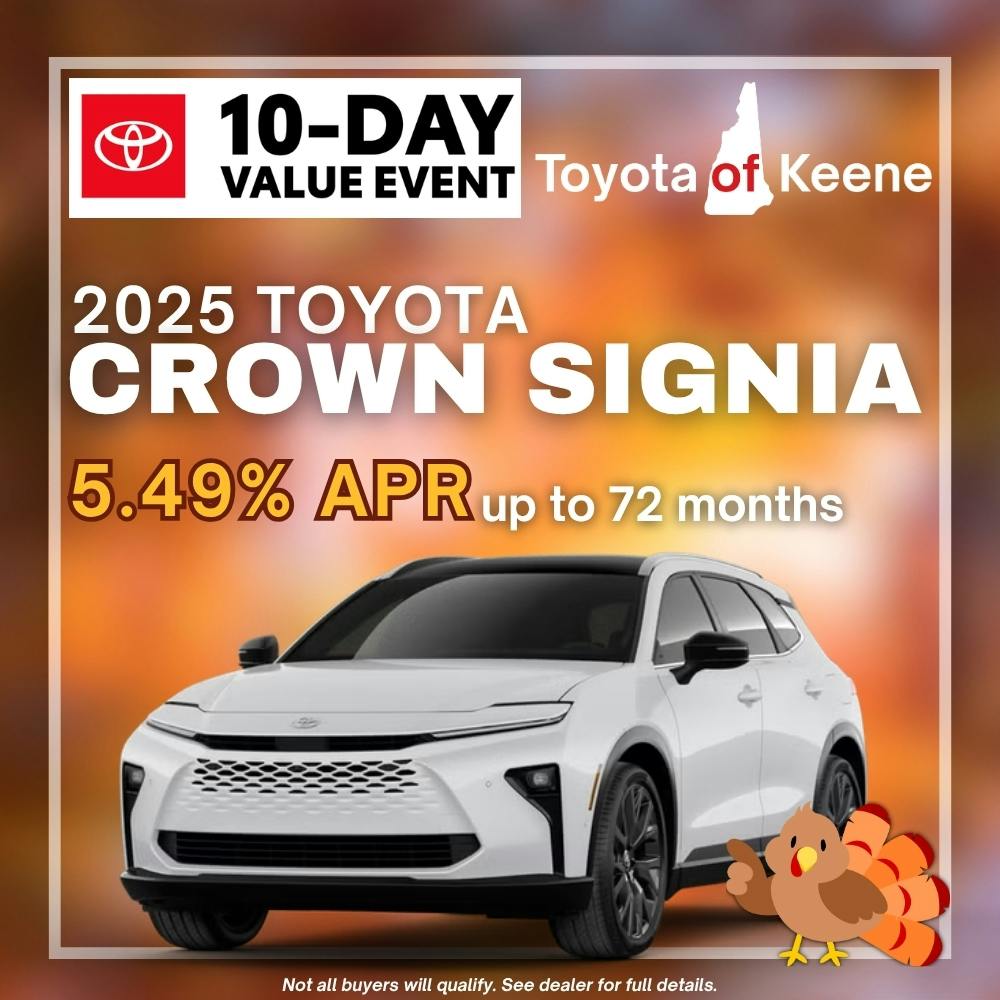 2025 Toyota Crown Signia Model Offer | Toyota of Keene