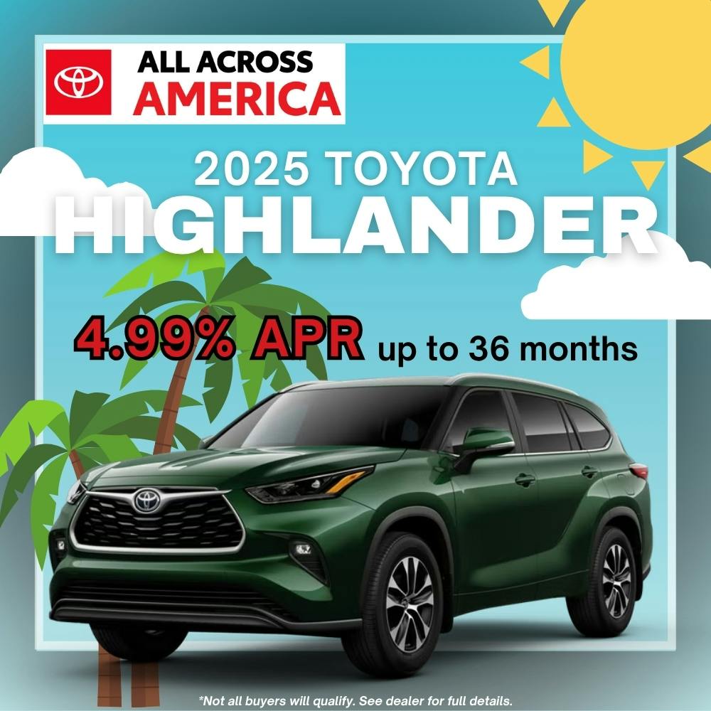 2025 Toyota Highlander Model Offer | Toyota of Keene