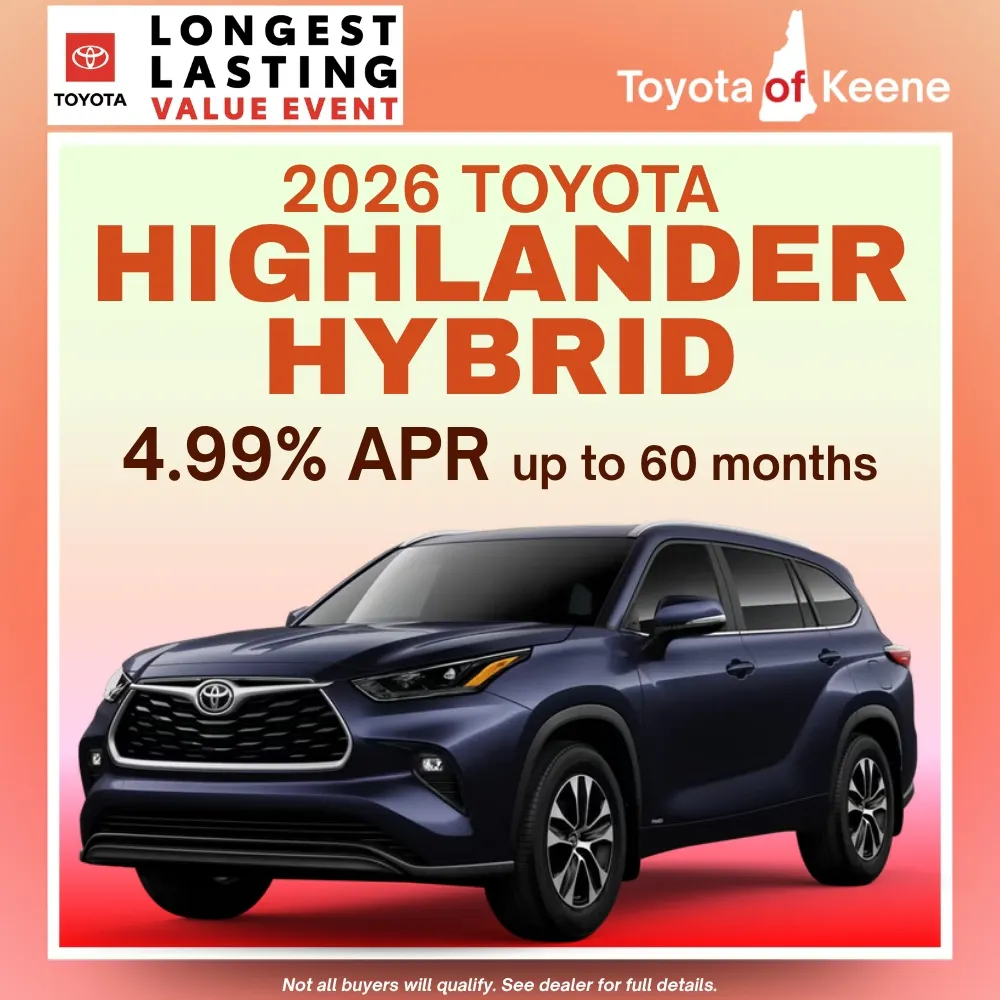 2026 Toyota Highlander Hybrid Model Offer | Toyota of Keene