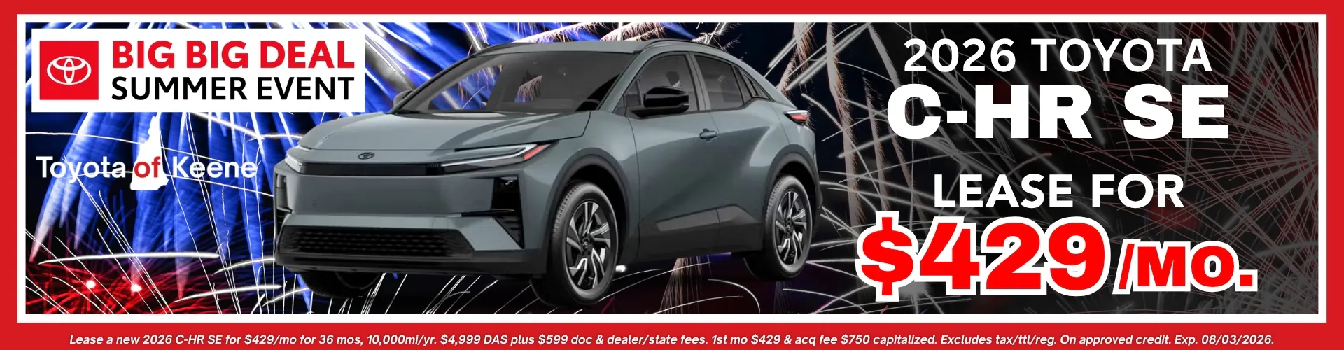2026 C-HR SE Lease