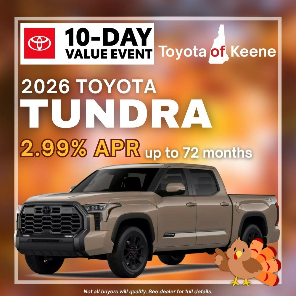 2026 Toyota Tundra Model Offer | Toyota of Keene