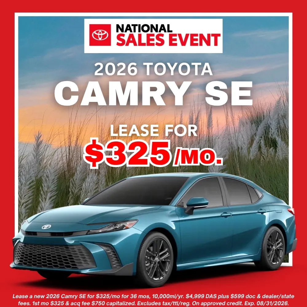 2026 Camry SE Lease