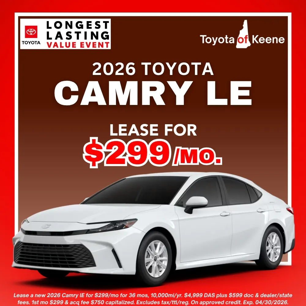 2026 Toyota Camry LE Lease