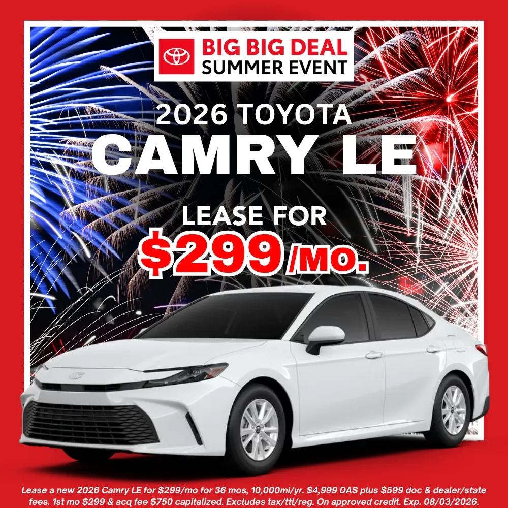 2026 Camry LE Lease