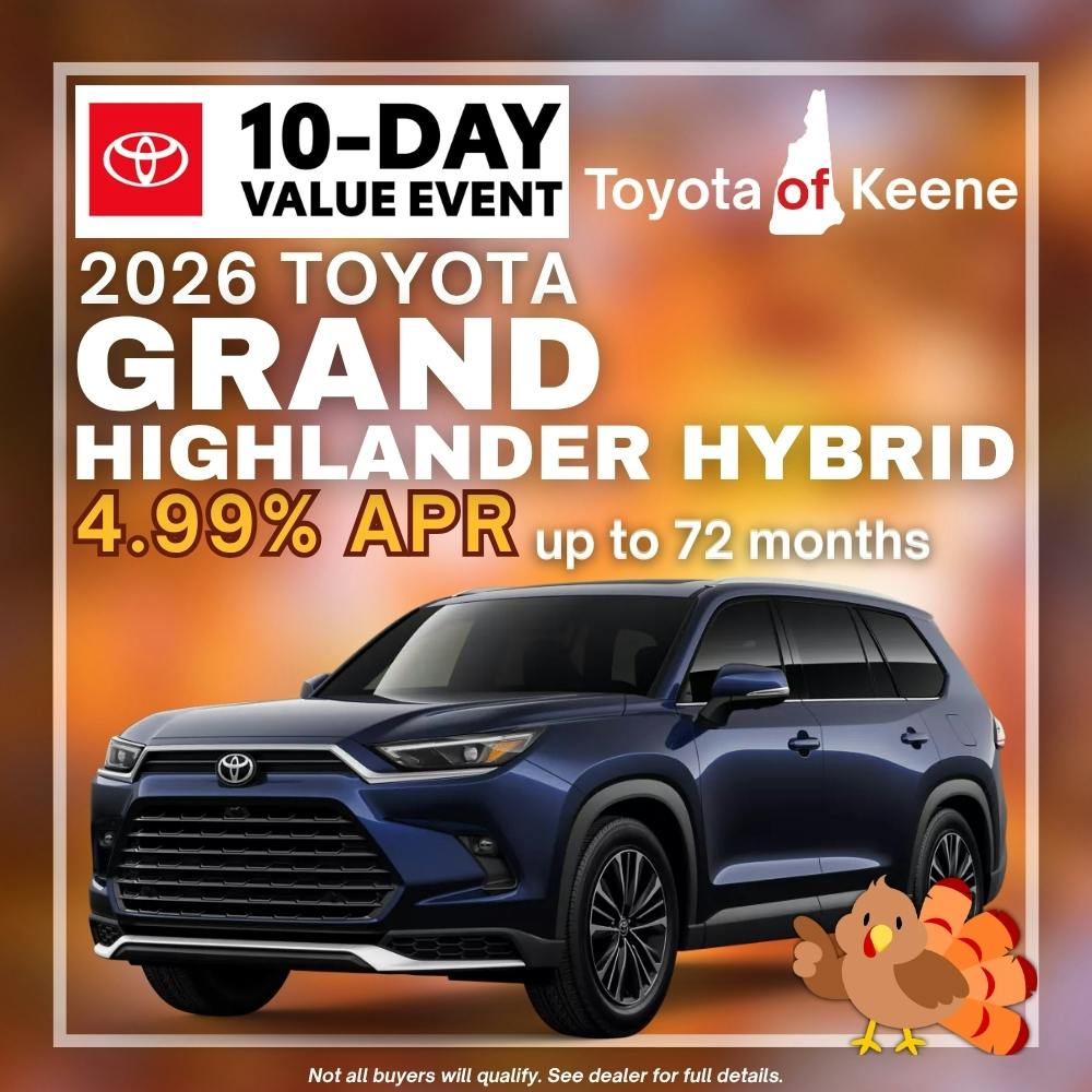 2026 Toyota Grand Highlander Hybrid Model Offer | Toyota of Keene