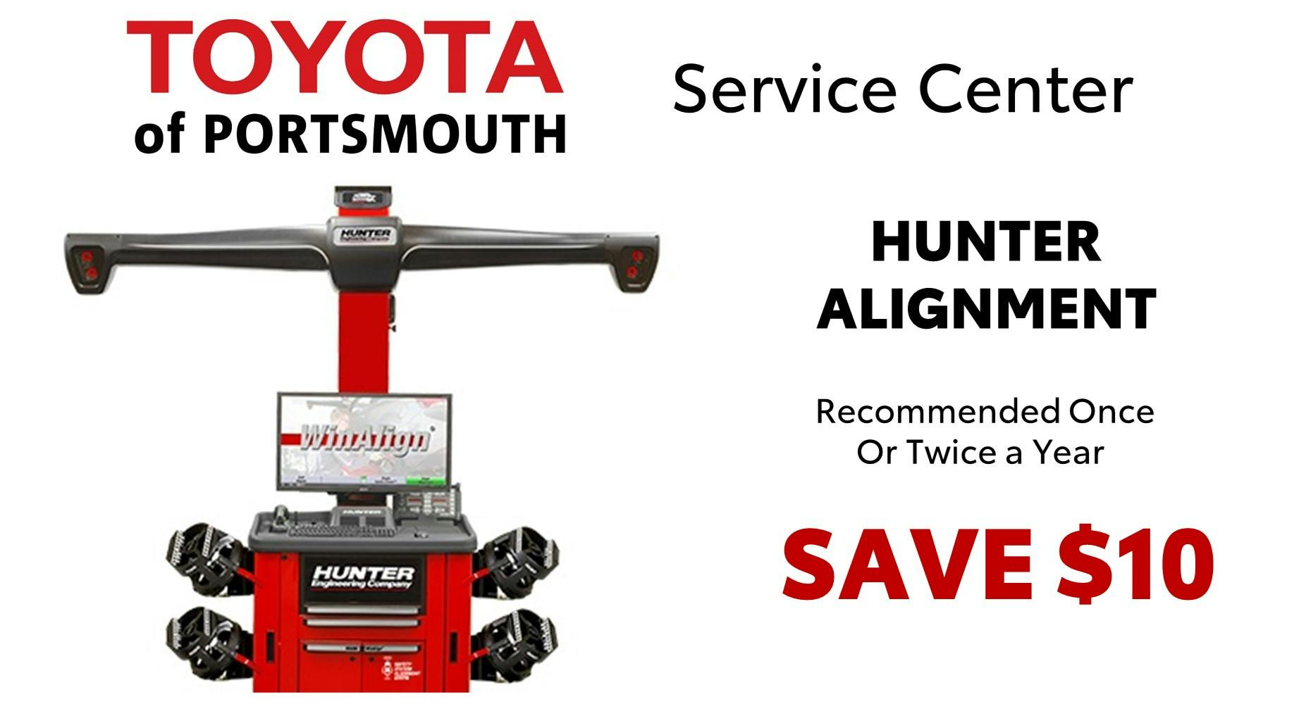 $10 Off An Alignment | Toyota of Portsmouth