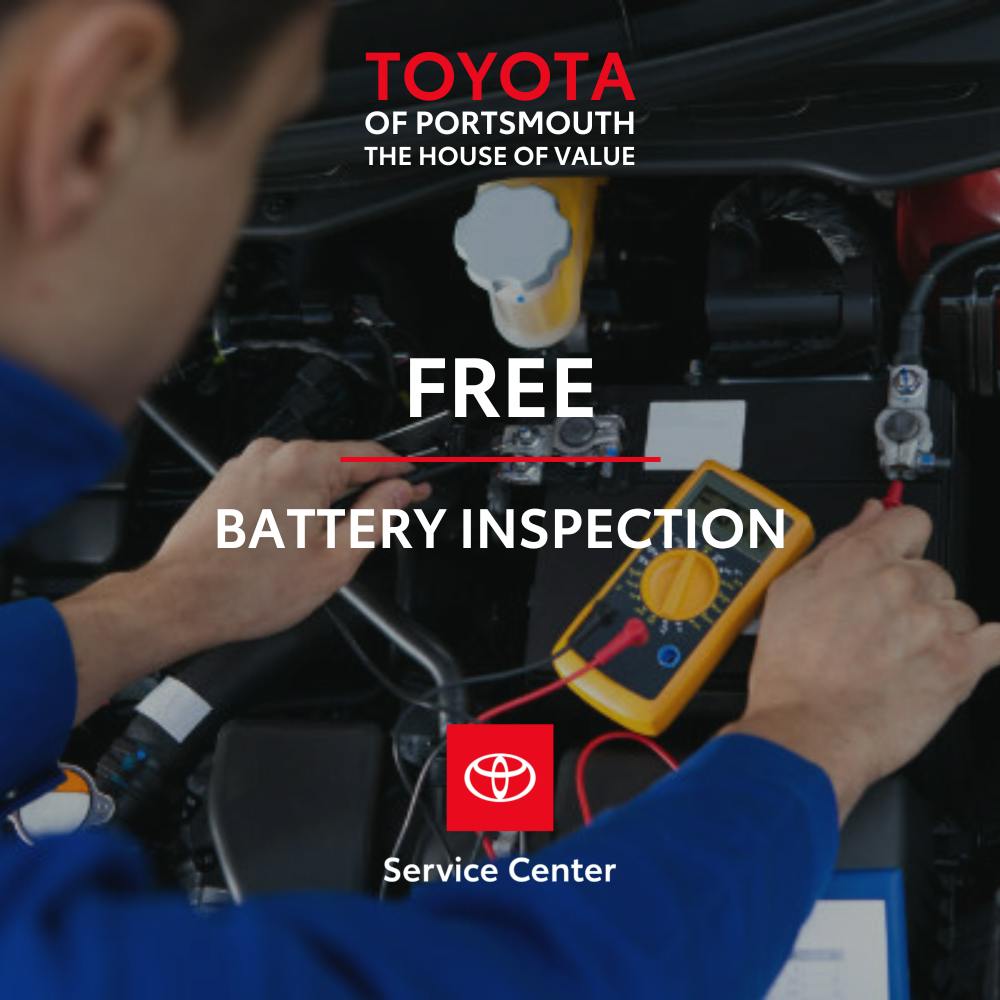 Free Battery Inspection | Toyota of Portsmouth