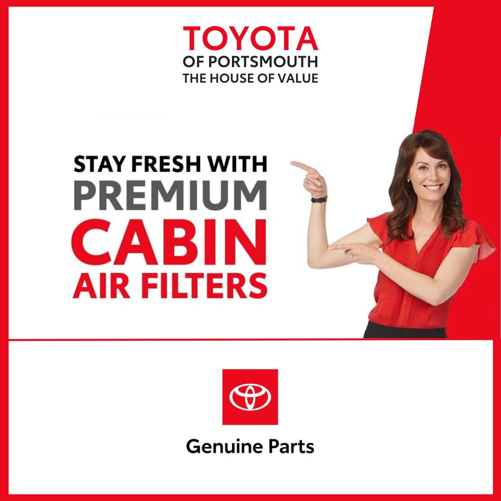Cabin Air Filters | Toyota of Portsmouth