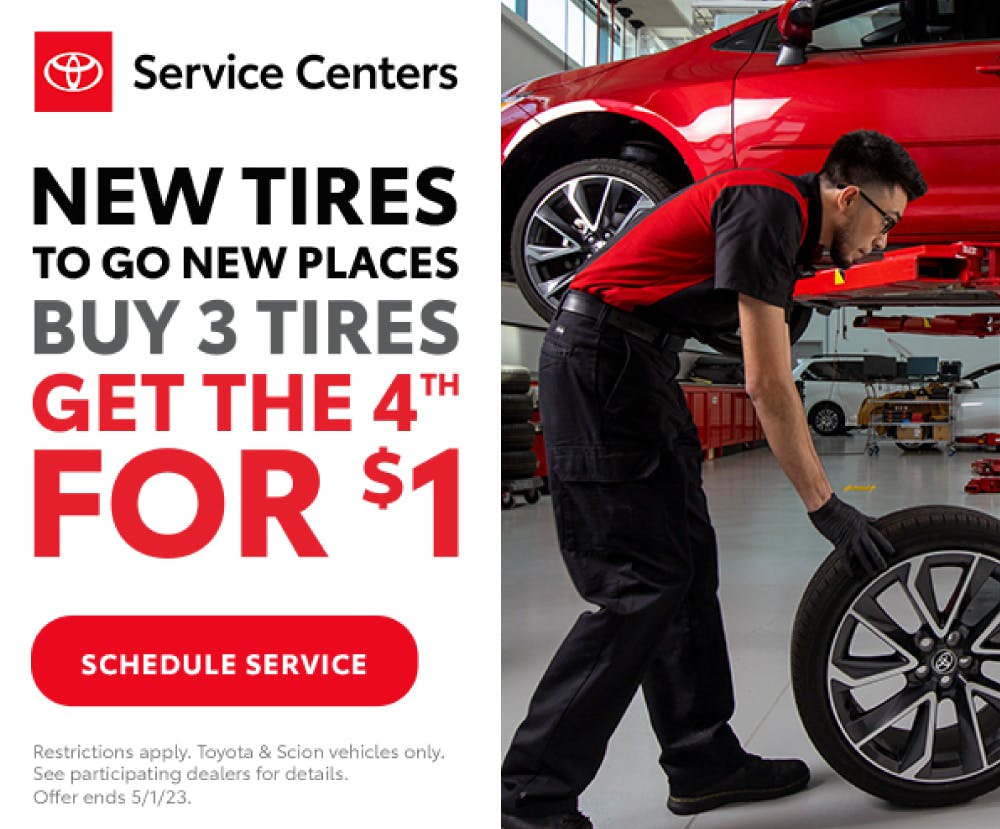 Buy 3 Tires, Get the 4th for $1 | Toyota of Portsmouth