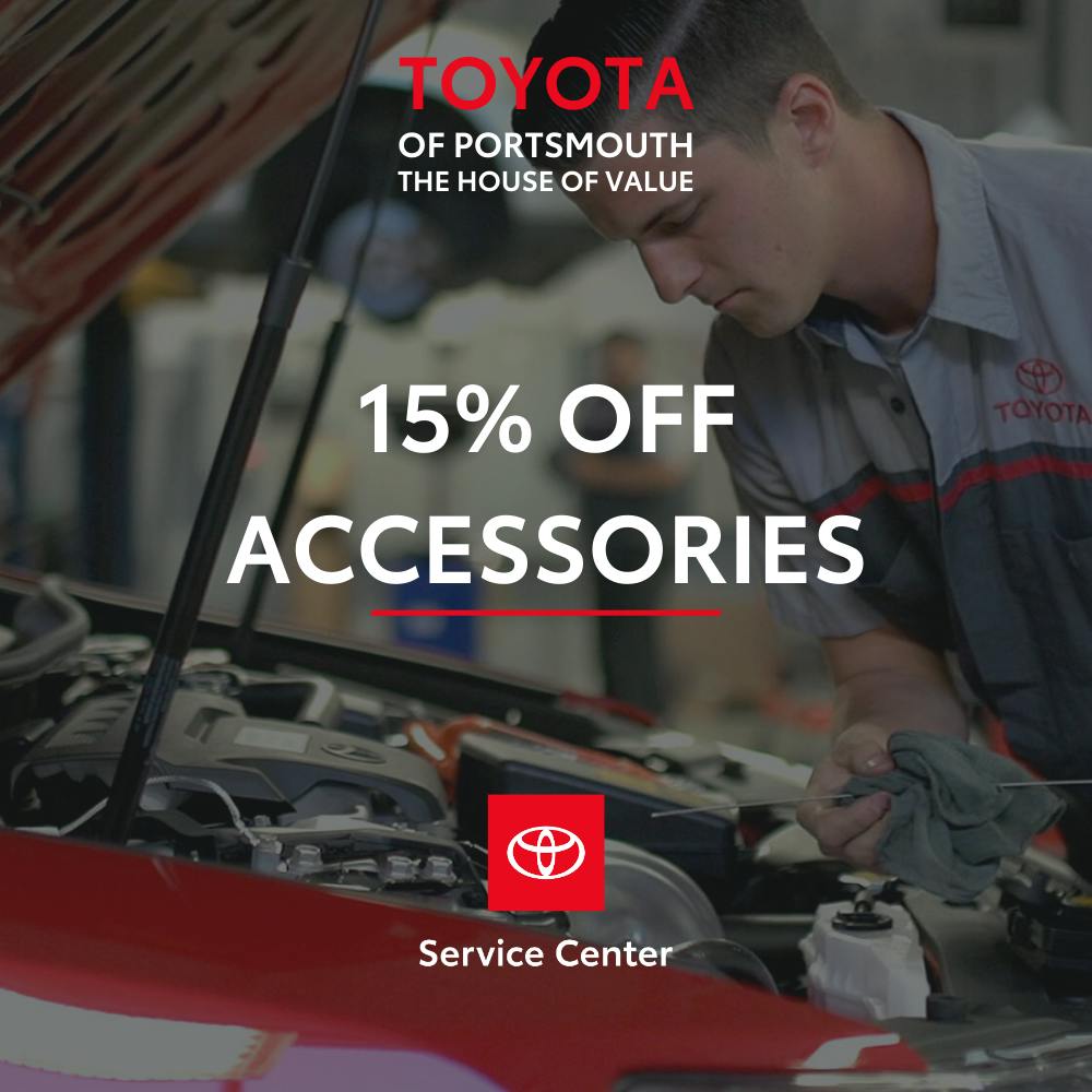 15% Off Accessories | Toyota of Portsmouth