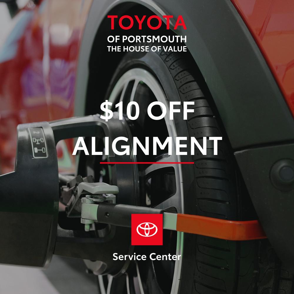 $10 Off An Alignment | Toyota of Portsmouth