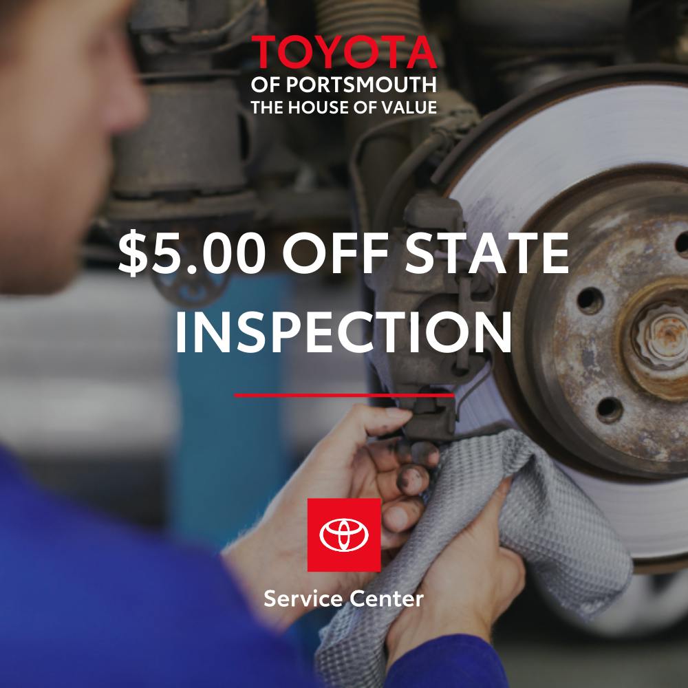 $5 Off State Inspection | Toyota of Portsmouth