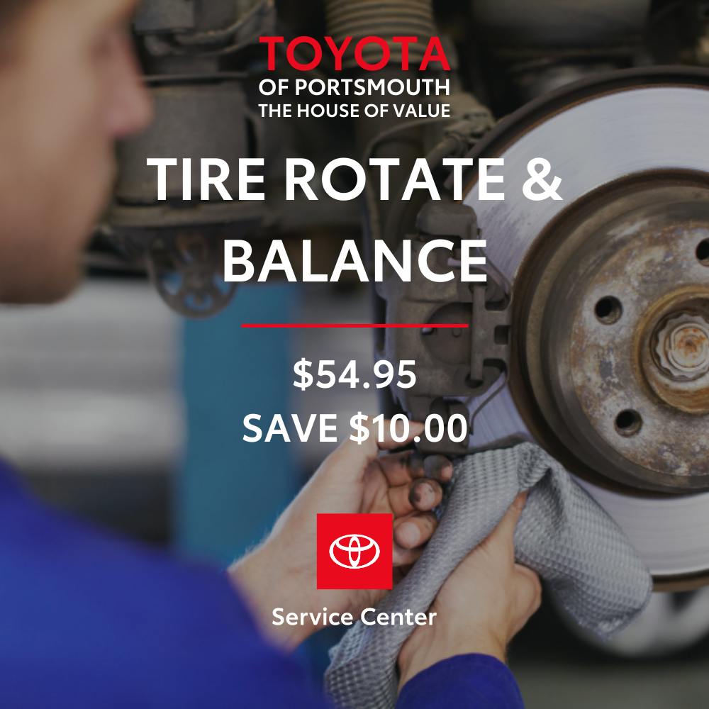 Tire Rotate and Balance | Toyota of Portsmouth