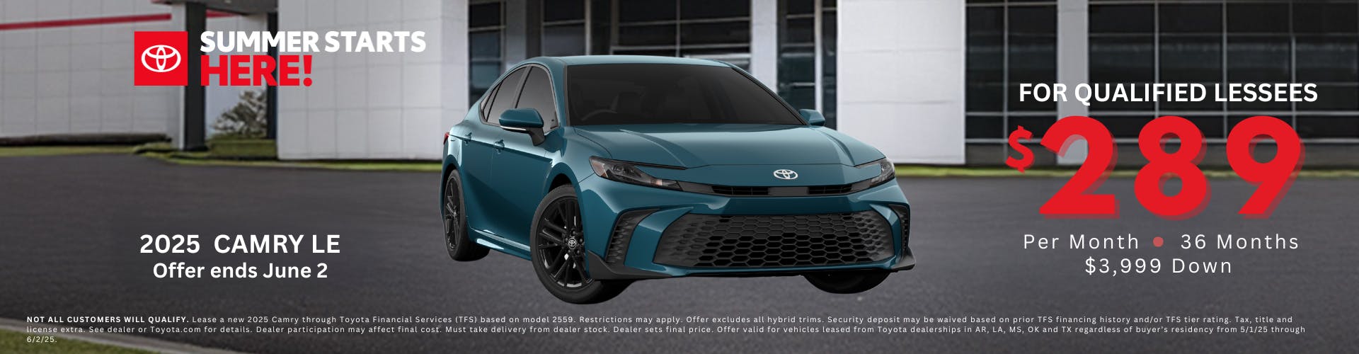 May 2025 GST Camry