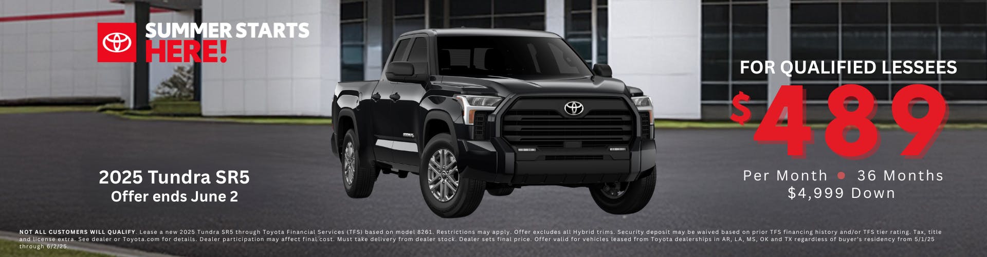 May 2025 GST Tundra Lease